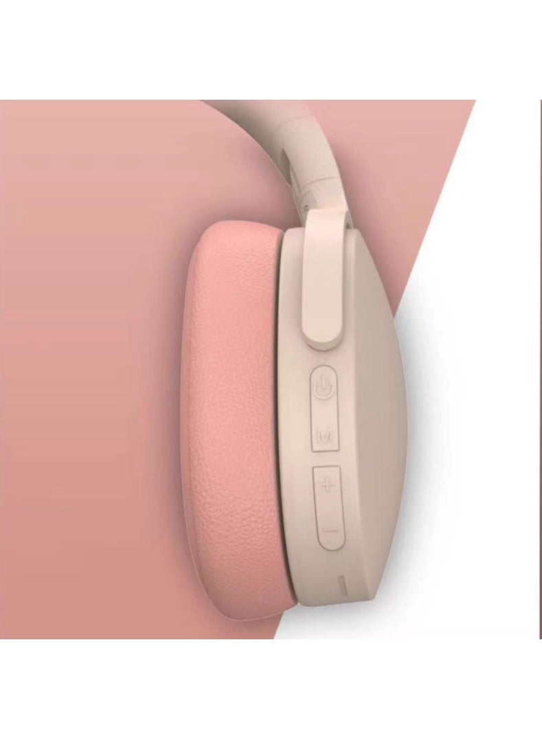 NexusTek 2026 High-End Wireless Bluetooth Headphones, HiFi Stereo Sound, Punchy Bass, 3D Spatial Audio, 70H Playtime, Ergonomic Fit, Sakura Pink, Gaming & Entertainment Specialized, Compatible with Apple Huawei etc. - Image 2
